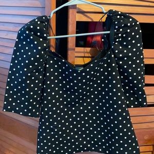 Blacks Polka Dot Blouse